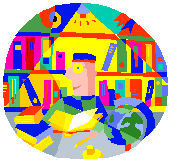 図書館で本を読む人イメージ