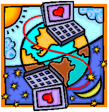 通信と地球イメージ