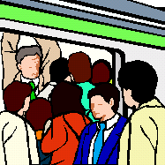 満員電車イメージ