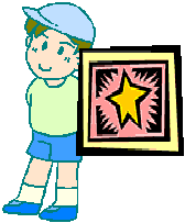 星の絵を持つ少年イメージ