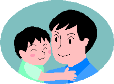 子供を抱く父親イメージ